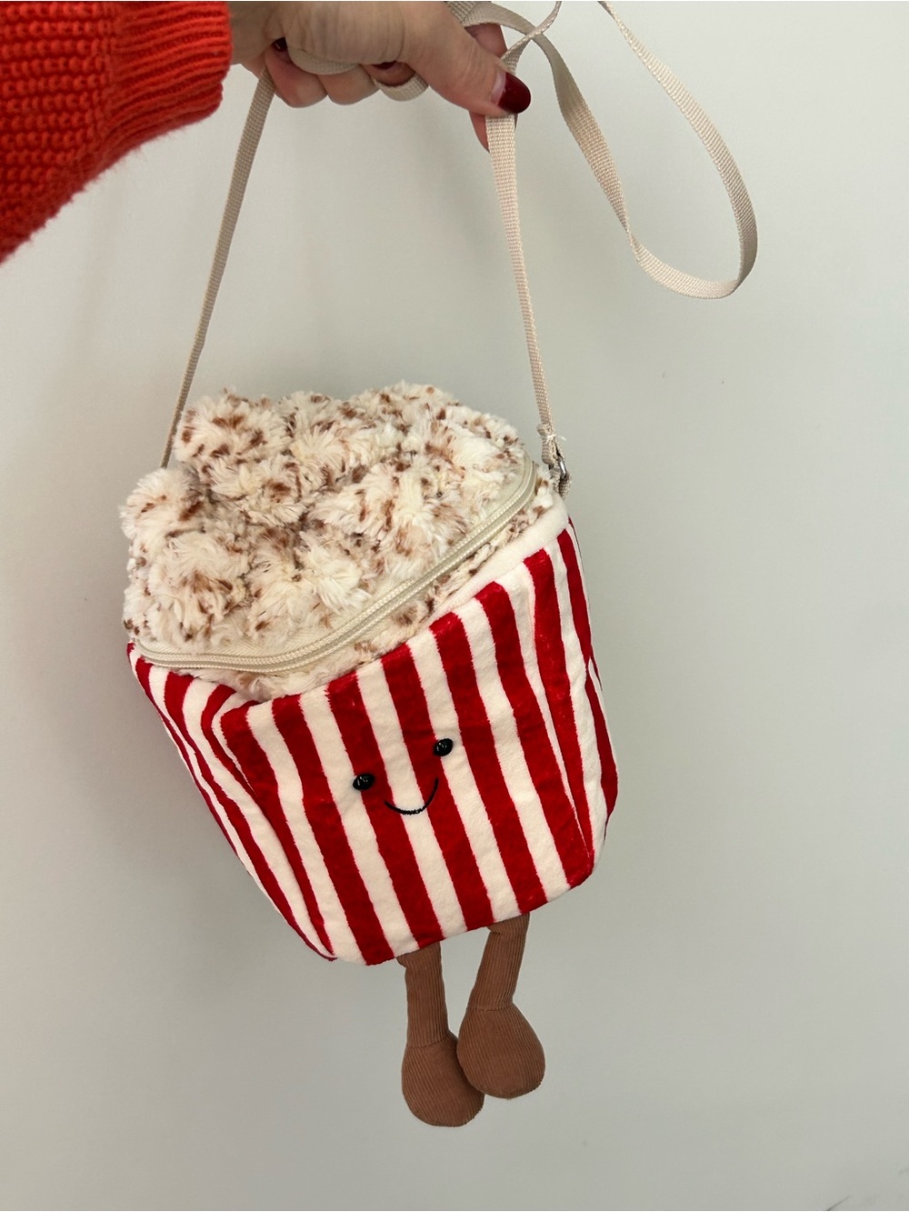 Jellycat amusable’s Popcorn Bucket crossbody bag